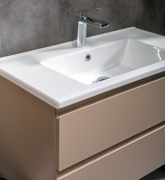 Тумба под раковину Boheme Armadi Art Capolda 85 849-085-LA подвесная Latte