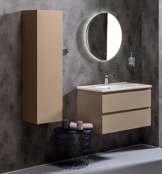 Тумба под раковину Boheme Armadi Art Capolda 85 849-085-LA подвесная Latte