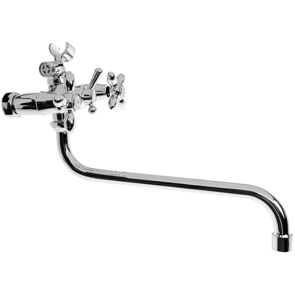 Смеситель для ванны Haiba HB2227 универсальный Хром Смеситель для ванны Haiba HB2227 универсальный Хром