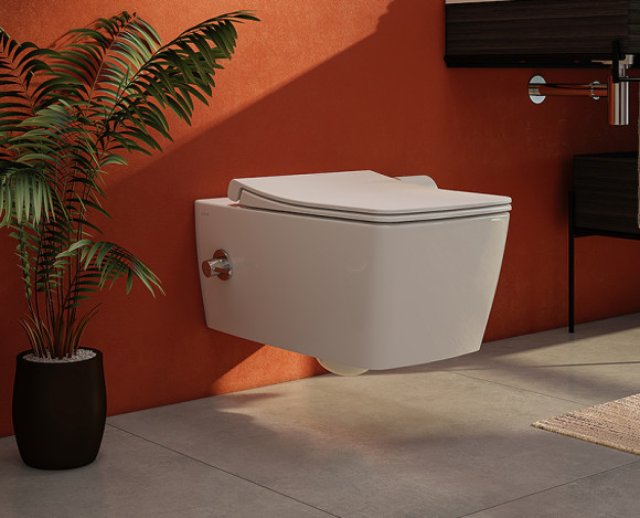 Унитаз биде Vitra Metropole Rim-Ex 7672B003-1684 подвесной без сиденья