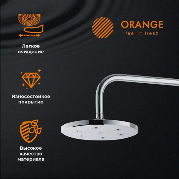 Верхний душ Orange S11TS Хром Верхний душ Orange S11TS Хром