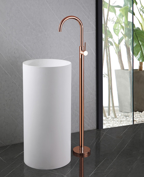 Смеситель для раковины Abber Wasser Kreis AF8141RG Розовое золото Смеситель для раковины Abber Wasser Kreis AF8141RG Розовое золото