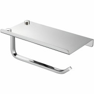 Держатель туалетной бумаги Haiba HB330 с полкой Хром