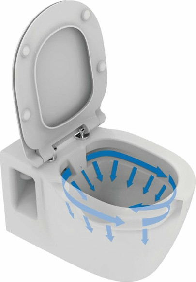 Комплект унитаза с инсталляцией Ideal Standard Connect Prosys E8822301PC15 с сиденьем Микролифт без клавиши смыва