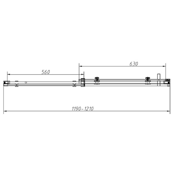 Душевой уголок Vincea Como-N 120x90 VSR-4CN9012CGB профиль Черный стекло тонированное