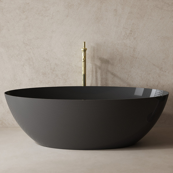 Карбоновая ванна Abber Karbon 180x85 AK9002-1.8 Черная без гидромассажа Карбоновая ванна Abber Karbon 180x85 AK9002-1.8 Черная без гидромассажа