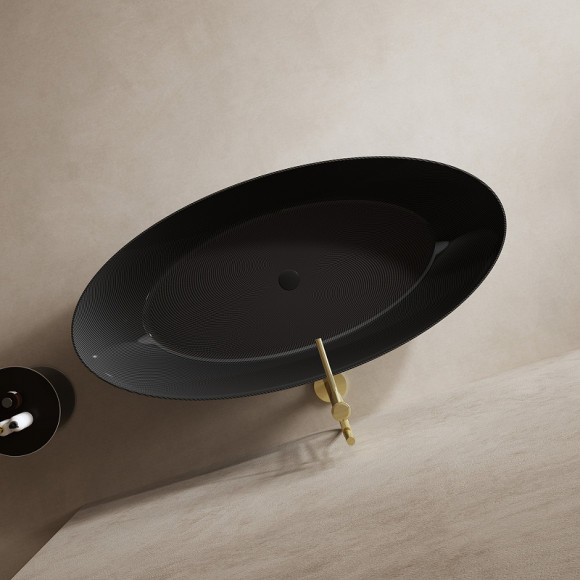 Карбоновая ванна Abber Karbon 180x85 AK9002-1.8 Черная без гидромассажа Карбоновая ванна Abber Karbon 180x85 AK9002-1.8 Черная без гидромассажа