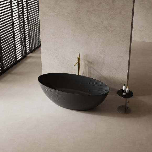 Карбоновая ванна Abber Karbon 180x85 AK9002-1.8 Черная без гидромассажа Карбоновая ванна Abber Karbon 180x85 AK9002-1.8 Черная без гидромассажа