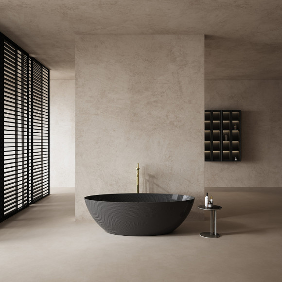 Карбоновая ванна Abber Karbon 180x85 AK9002-1.8 Черная без гидромассажа Карбоновая ванна Abber Karbon 180x85 AK9002-1.8 Черная без гидромассажа