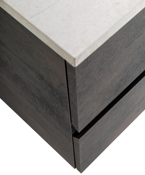 Тумба под раковину Cezares Molveno 46 100 MOLVENO 46-100-2C-SO-OSS подвесная Ossido