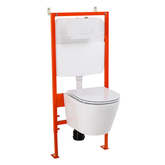 Инсталляция BelBagno BB026 для подвесного унитаза без клавиши смыва Инсталляция BelBagno BB026 для подвесного унитаза без клавиши смыва