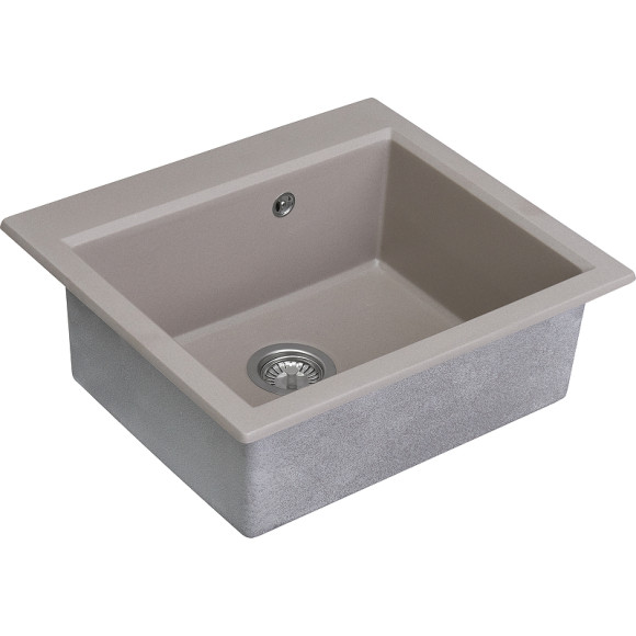 Кухонная мойка Aquaton Линеа 58 1A733032LW250 Серый шелк