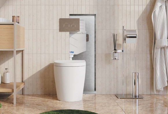 Смывной бачок WasserKRAFT Aller 10TLT.031.ME.MG01 для унитаза с клавишей смыва Золото матовое Смывной бачок WasserKRAFT Aller 10TLT.031.ME.MG01 для унитаза с клавишей смыва Золото матовое