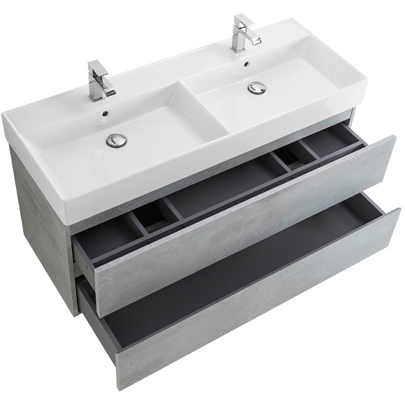 Тумба под раковину Cezares Molveno 46 120 MOLVENO 46-120-2C-SO-2-BET подвесная Beton