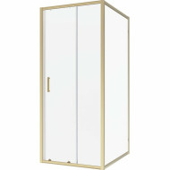 Душевой уголок Niagara Nova 100х110 NG-42-10AG-A110G профиль Холодное золото стекло прозрачное