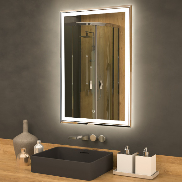 Зеркало Azario Melis 60 CS00066634 с подсветкой с сенсорным выключателем Зеркало Azario Melis 60 CS00066634 с подсветкой с сенсорным выключателем