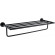Полка для полотенец Allen Brau Priority 6.31014-31 Черная матовая Полка для полотенец Allen Brau Priority 6.31014-31 Черная матовая