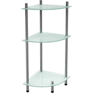 Напольная стеклянная полка WasserKRAFT K-4133 Хром