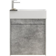 Тумба под раковину Art&Max Family-400-1D-SO-CV подвесная Цемент