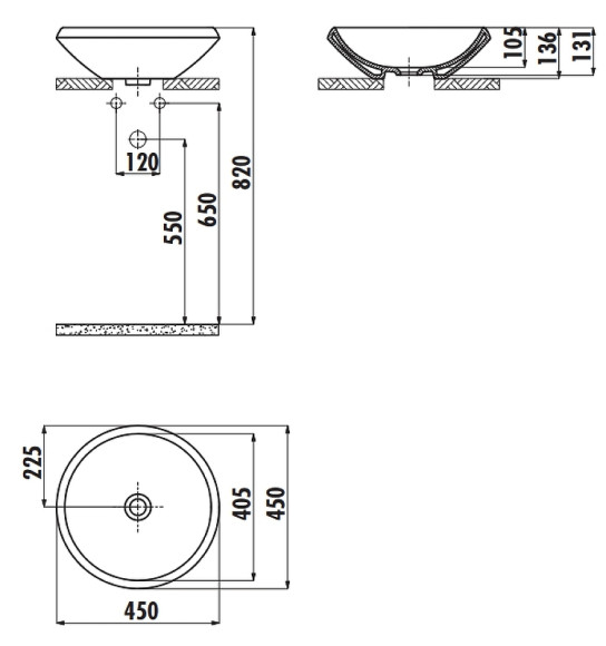 Раковина-чаша Creavit Minimal 45 MN045-00CB00E-0000 Белая Раковина-чаша Creavit Minimal 45 MN045-00CB00E-0000 Белая