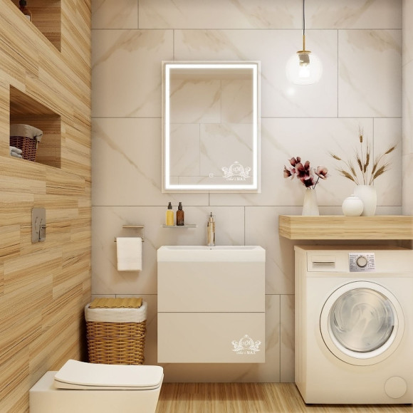 Зеркало Art&Max Monza AM-Mon-600-800-DS-F с подсветкой с сенсорным выключателем