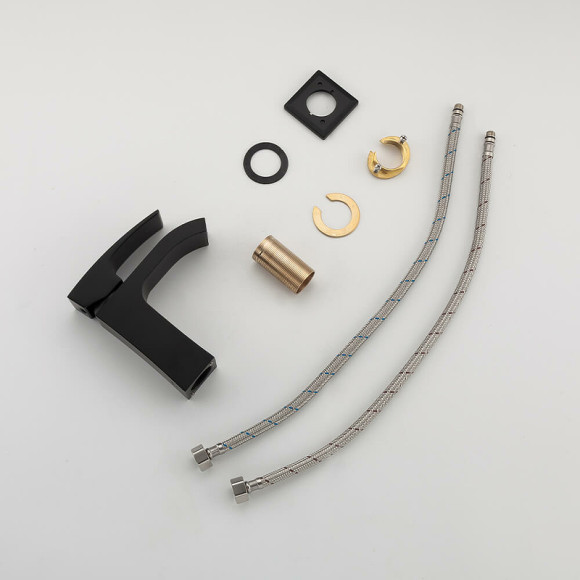 Смеситель для раковины Gappo G07-6 G1007-6 Черный матовый Смеситель для раковины Gappo G07-6 G1007-6 Черный матовый