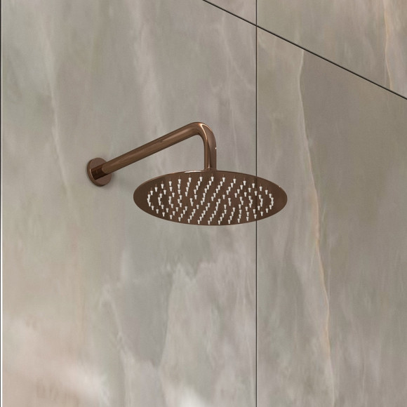 Кронштейн для верхнего душа WasserKRAFT Asphe A338 Розовое золото