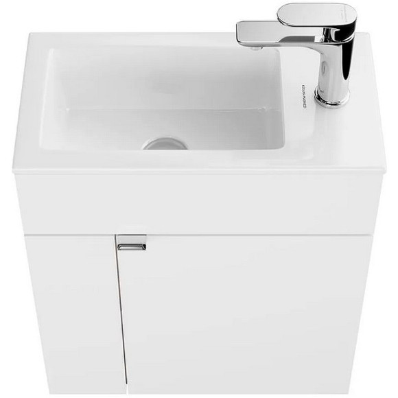 Тумба под раковину Kerama Marazzi Lato 50 LAT.50.1\WHT подвесная Белая глянцевая Тумба под раковину Kerama Marazzi Lato 50 LAT.50.1\WHT подвесная Белая глянцевая