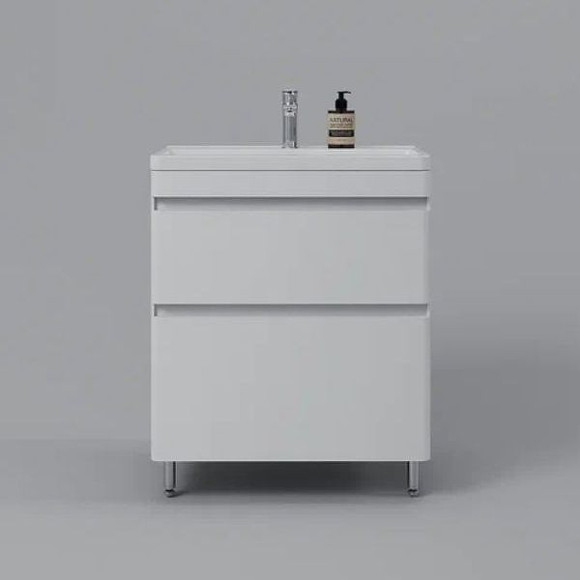 Тумба под раковину Style Line Атлантика 70 Люкс Plus СС-00002342 Белая матовая антискрейтч