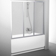 Шторка на ванну Ravak Supernova AVDP3-180 40VY0U02Z1 профиль Сатин стекло Transparent
