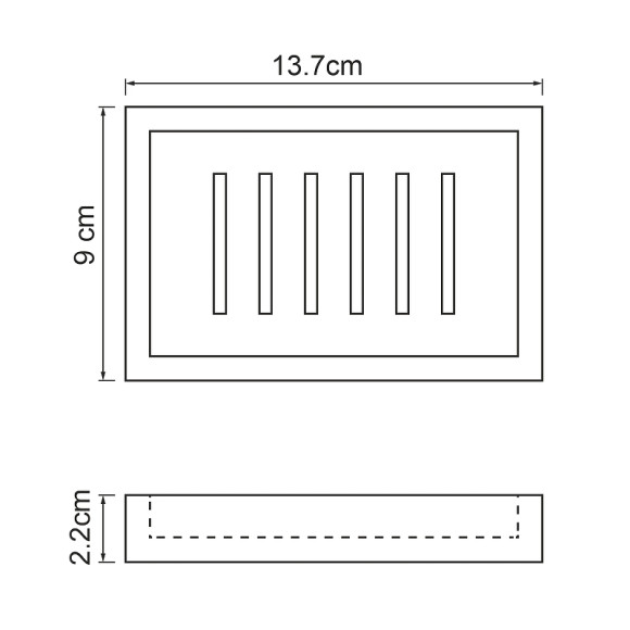 Мыльница WasserKRAFT Abens K-3729 Черная