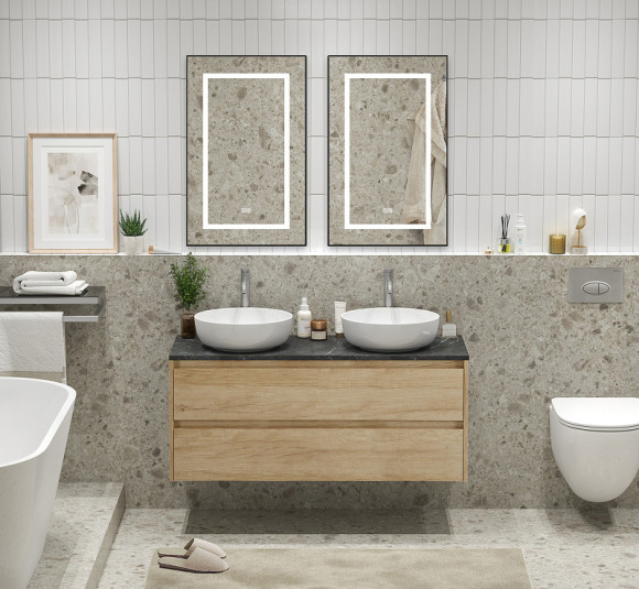 Тумба под раковину BelBagno Kraft 120 KRAFT-1200-2C-SO-2-RNN подвесная Rovere Nebrasca Nature Тумба под раковину BelBagno Kraft 120 KRAFT-1200-2C-SO-2-RNN подвесная Rovere Nebrasca Nature