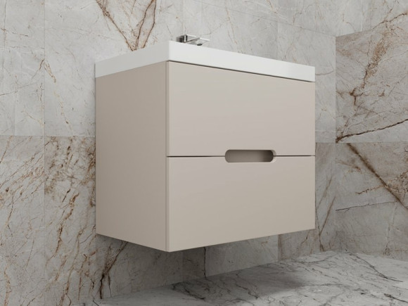 Тумба под раковину Style Line Матис 70 ЛС-00002309 подвесная Крем Тумба под раковину Style Line Матис 70 ЛС-00002309 подвесная Крем