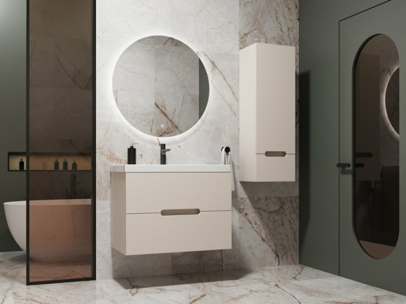 Тумба под раковину Style Line Матис 70 ЛС-00002309 подвесная Крем Тумба под раковину Style Line Матис 70 ЛС-00002309 подвесная Крем