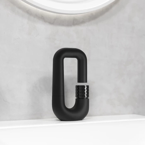 Смеситель для раковины Iddis Twist TWIBLBTi01 Черный матовый