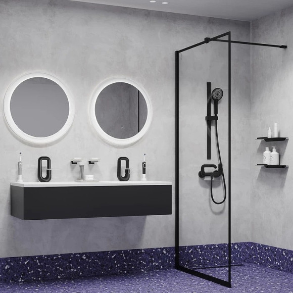 Смеситель для раковины Iddis Twist TWIBLBTi01 Черный матовый