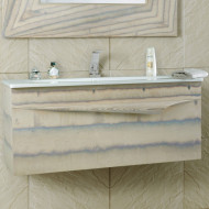 Тумба под раковину Clarberg Papyrus Wood 100 Pap-w.01.10/LIGHT подвесная Светлое дерево