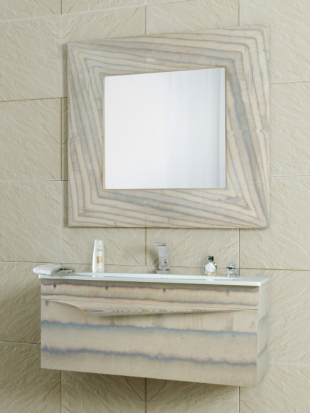 Тумба под раковину Clarberg Papyrus Wood 100 Pap-w.01.10/LIGHT подвесная Светлое дерево