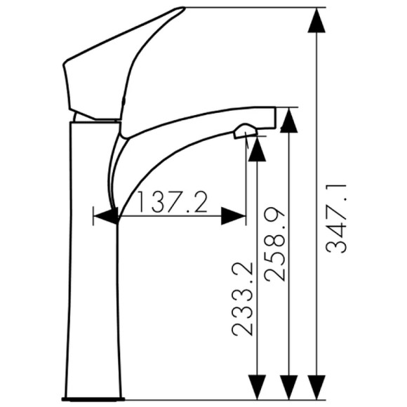 Смеситель для раковины Kaiser Calla 71111 Хром Смеситель для раковины Kaiser Calla 71111 Хром
