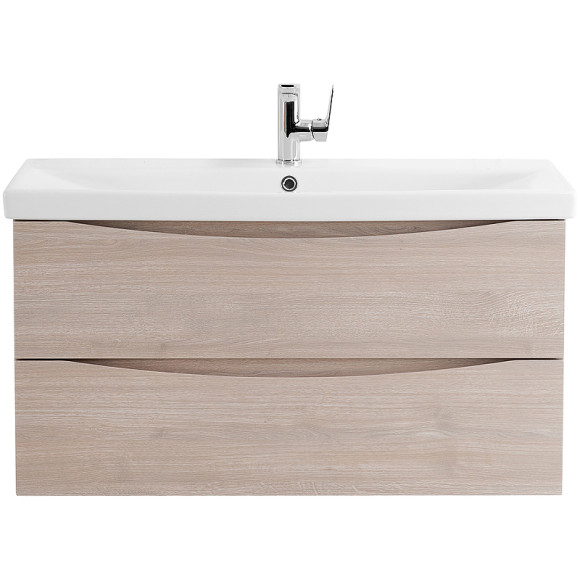 Тумба под раковину BelBagno Marino-Cer 100 MARINO-CER-1000-2C-SO-RG-P подвесная Rovere Grigio