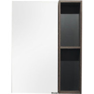 Зеркало со шкафом Comforty Франкфурт 60 00004150528 Дуб шоколадно-коричневый