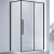 Душевой уголок Vincea Slim-N 120x90 VSR-4SN9012CLB профиль Черный стекло прозрачное