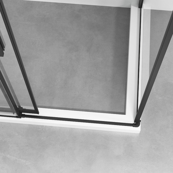 Душевой уголок Vincea Slim-N 120x90 VSR-4SN9012CLB профиль Черный стекло прозрачное Душевой уголок Vincea Slim-N 120x90 VSR-4SN9012CLB профиль Черный стекло прозрачное