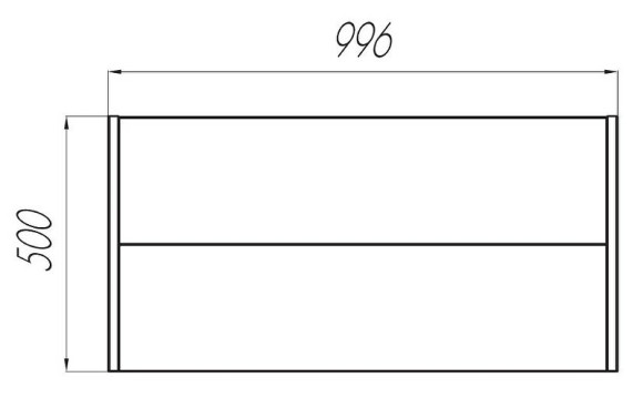 Тумба под раковину Aquaton Брук 100 1A202101BCDF0 подвесная Дуб феррара