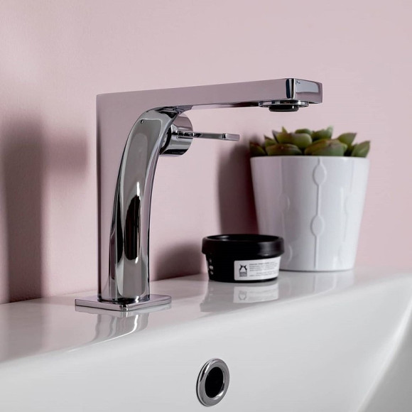 Смеситель для раковины Paffoni Rock RO071ST Сталь Смеситель для раковины Paffoni Rock RO071ST Сталь