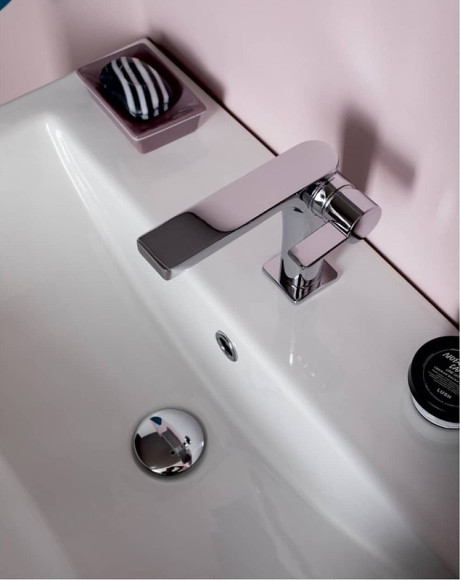 Смеситель для раковины Paffoni Rock RO071ST Сталь Смеситель для раковины Paffoni Rock RO071ST Сталь