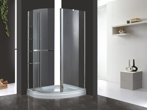 Душевой уголок Cezares Elena 120x90 L ELENA-W-RH-1-120/90-C-Cr-L профиль Хром стекло прозрачное