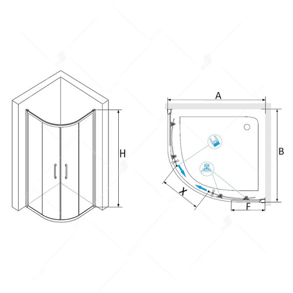 Душевой уголок RGW Passage PA-51B 80x80 02085188-14 профиль Черный стекло прозрачное Душевой уголок RGW Passage PA-51B 80x80 02085188-14 профиль Черный стекло прозрачное