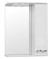 Зеркало со шкафом Style Line Венеция 65 С с подсветкой Белый глянец