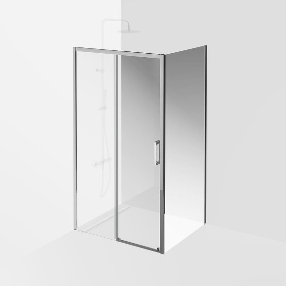 Душевая дверь Kerama Marazzi Vetro 110 VE.110.SD.CR профиль Хром стекло прозрачное Душевая дверь Kerama Marazzi Vetro 110 VE.110.SD.CR профиль Хром стекло прозрачное